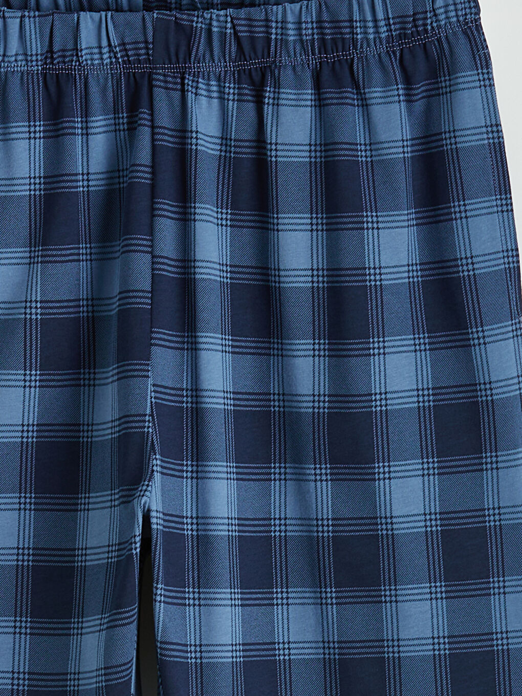 Mavi Standart Kalıp Ekose Erkek Pijama Alt Şort
-1