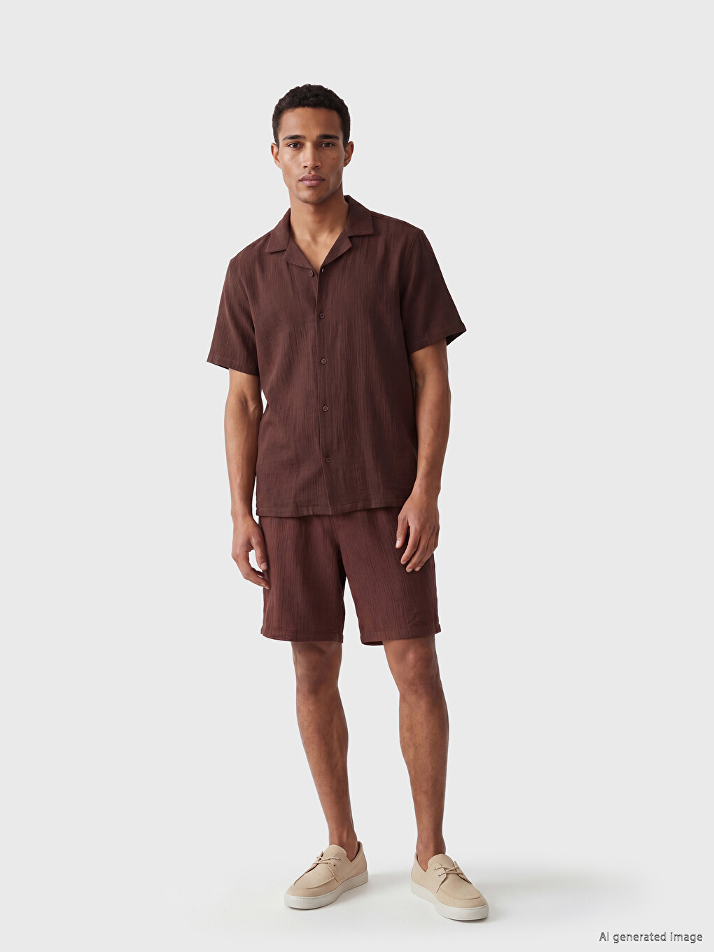 Regular Fit muslin muška košulja-1