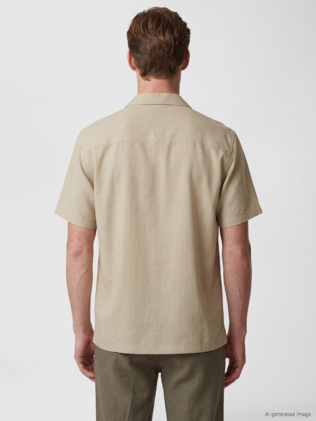 Regular Fit Resort Collar Men's Shirt-4
