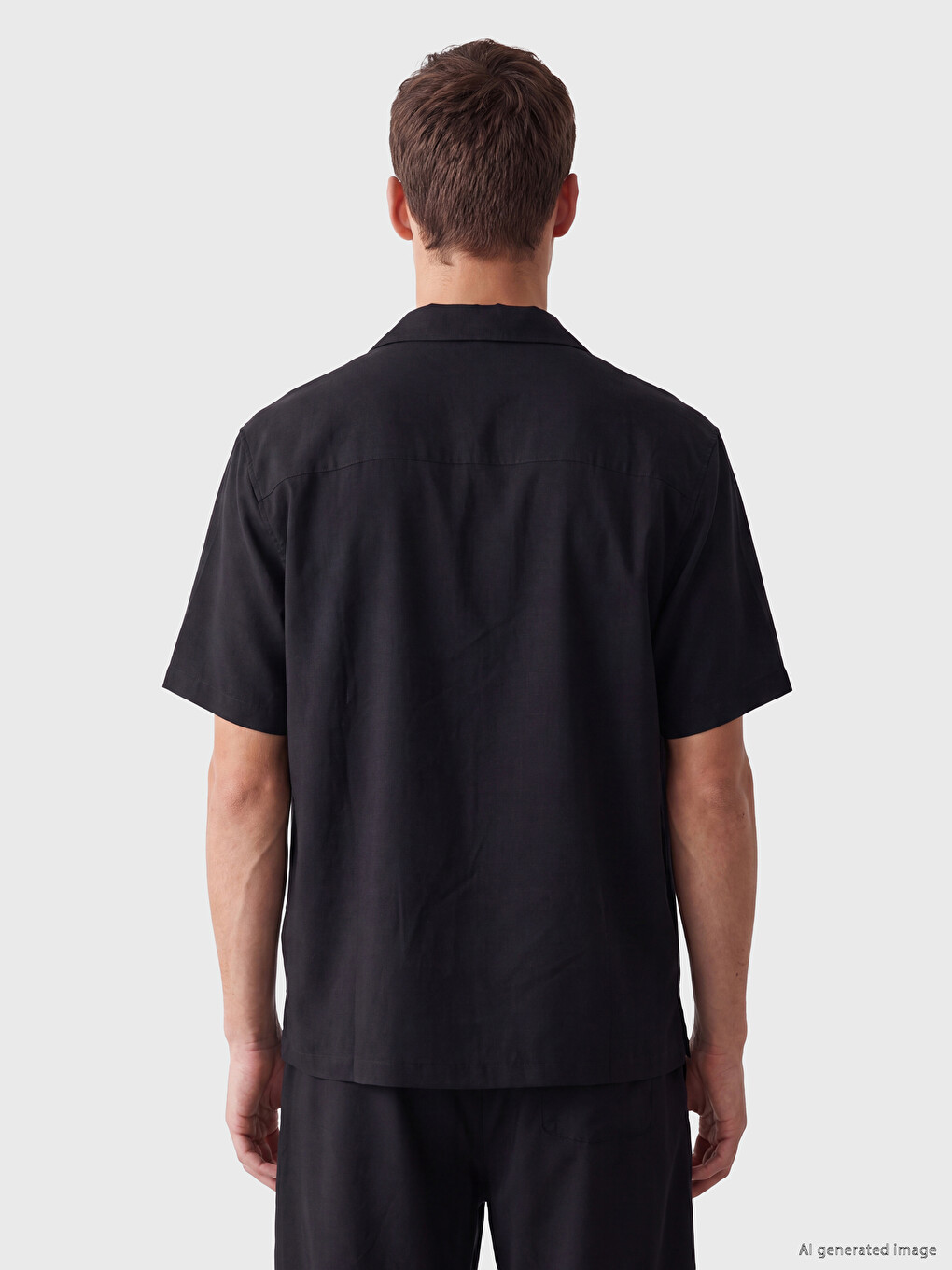 Man Black Shirt-4