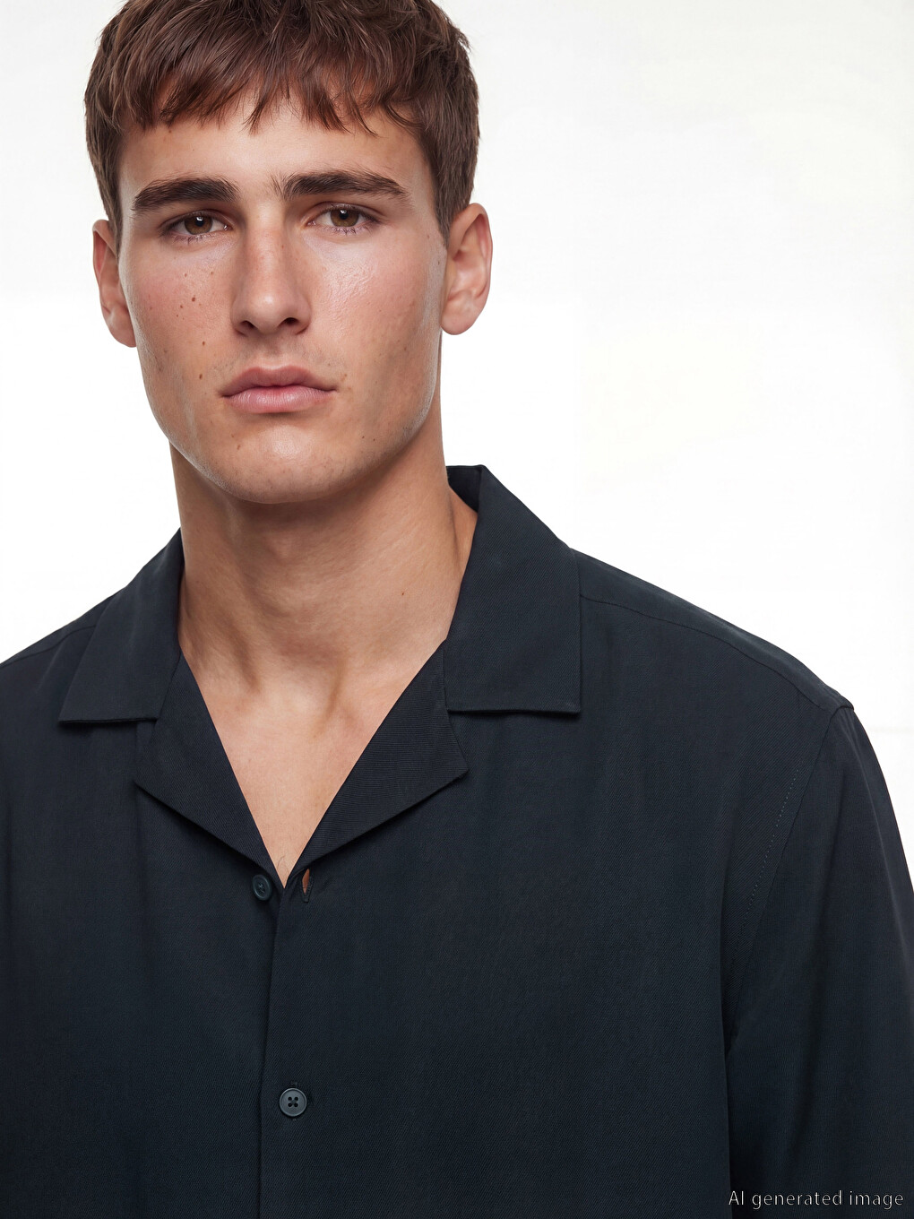 Regular Fit Dobby Men's Shirt-3