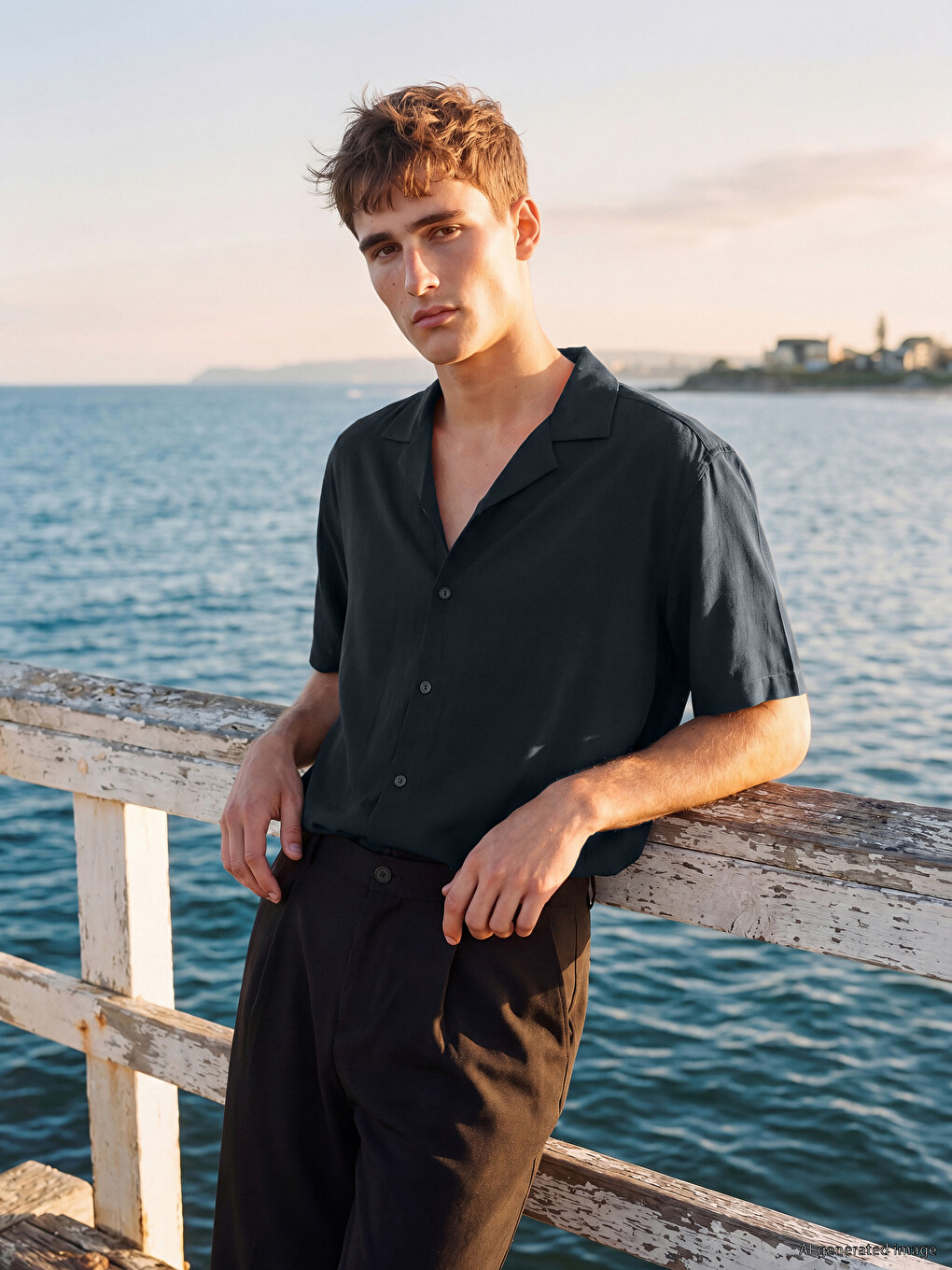 Regular Fit Dobby Men's Shirt