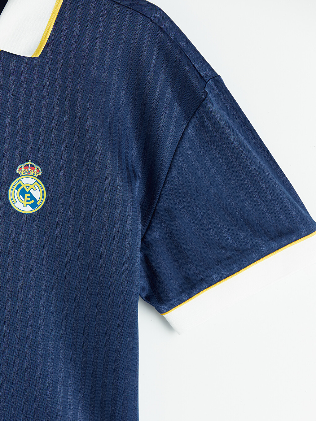 Polo Collar Real Madrid Embroidered Men's Sports T-Shirt-7
