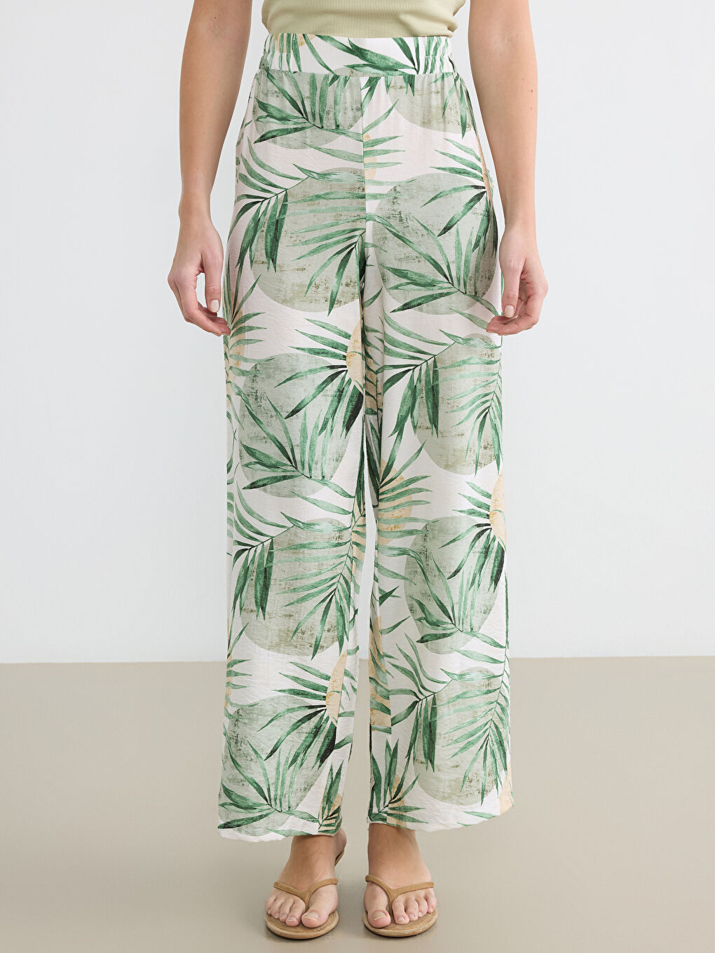 Woman GREEN Trousers-1