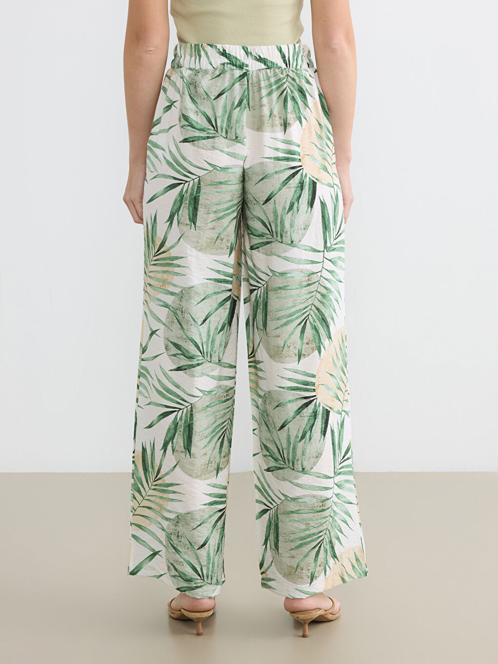 Woman GREEN Trousers-3