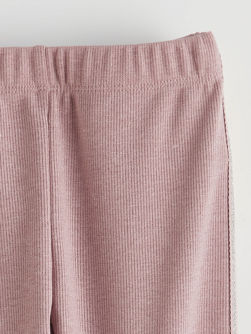 Pembe Fiyonk Detaylı Kız Çocuk Tayt 2'li-3