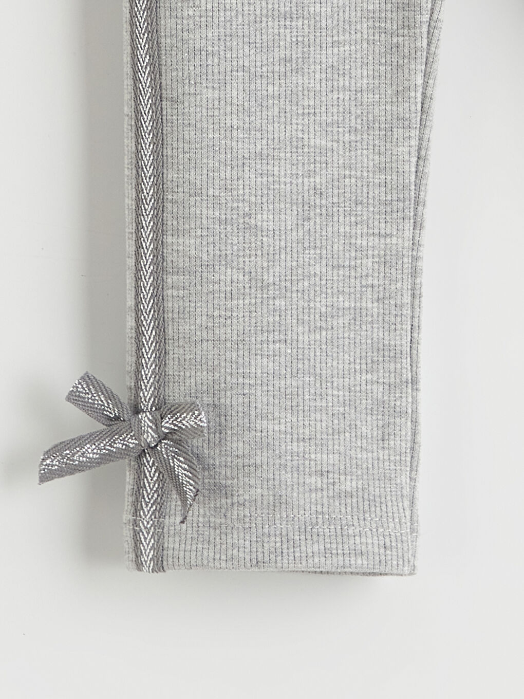 Pembe Fiyonk Detaylı Kız Çocuk Tayt 2'li-6