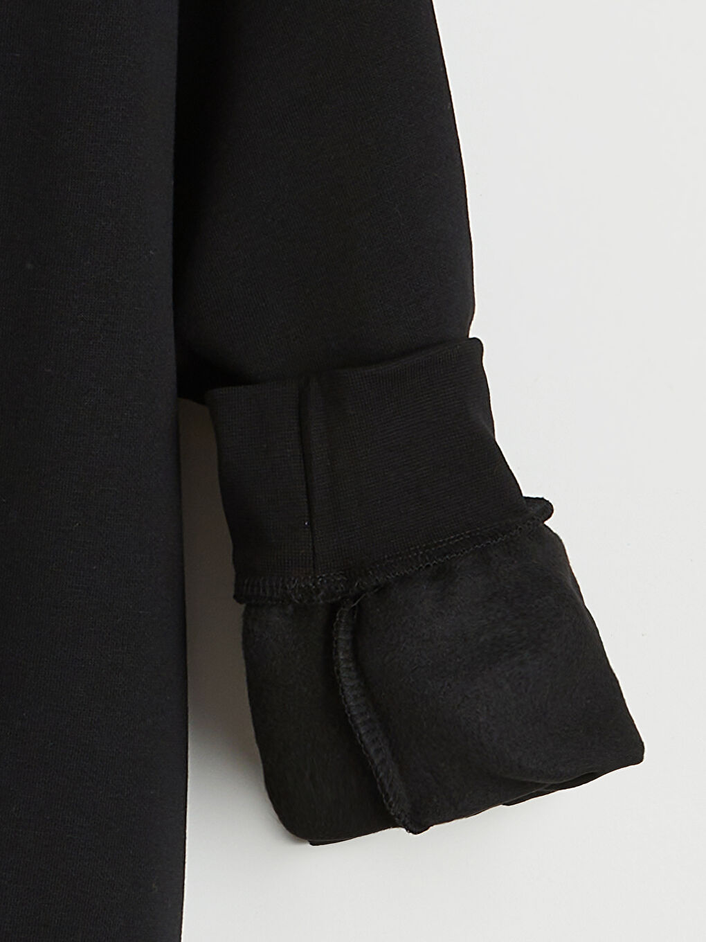 Siyah Bisiklet Yaka Manchester City Baskılı Erkek Sweatshirt-1