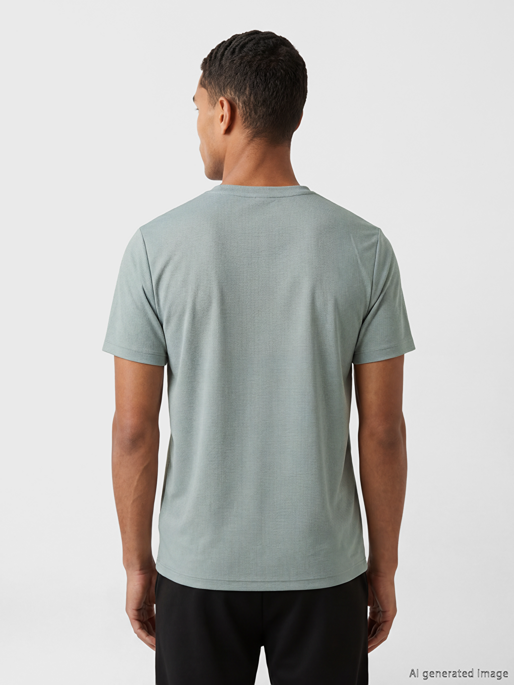 Crew Neck Printed Men's Sports T-Shirt-3