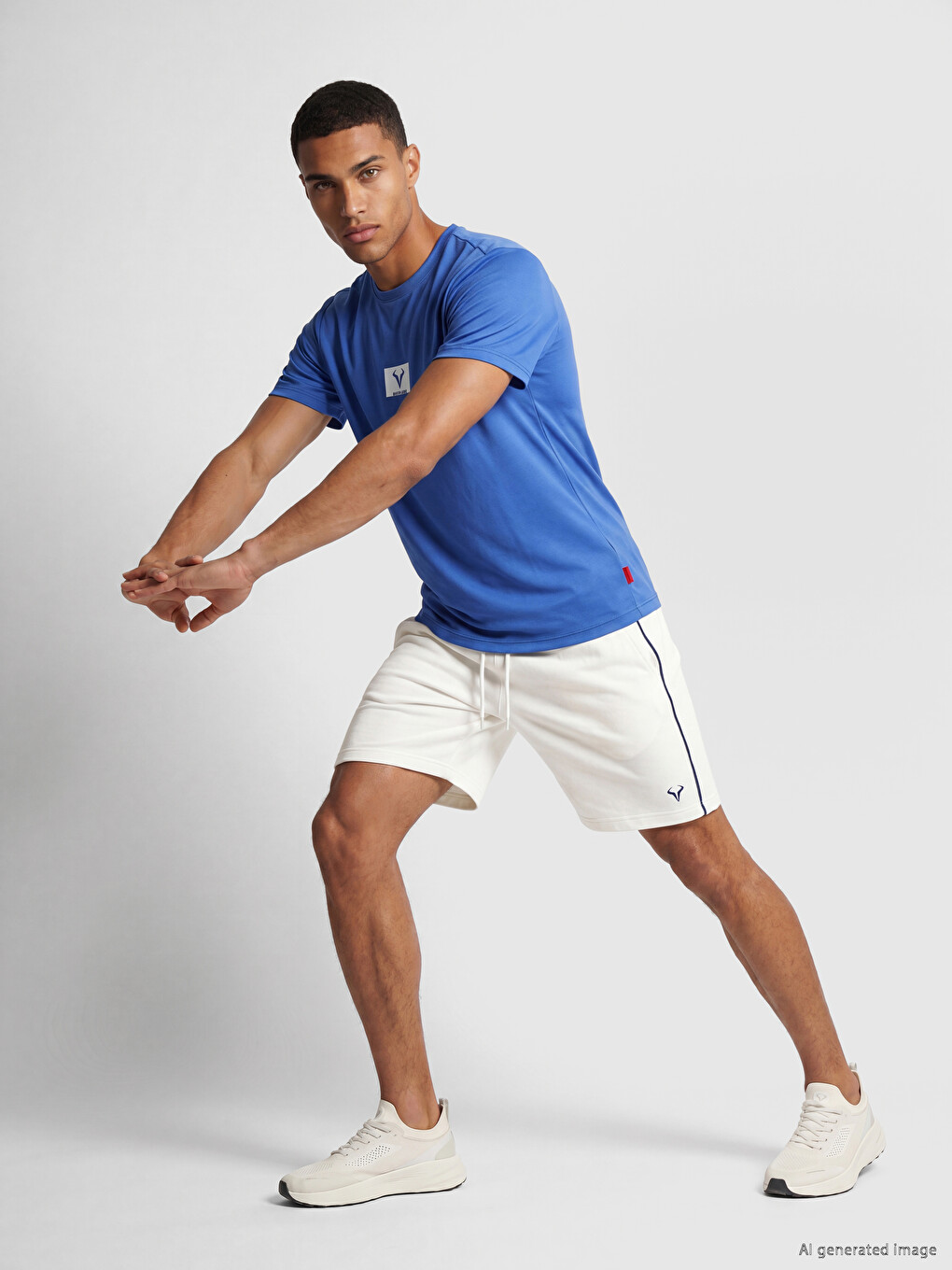 Tricou Sport Imprimat Guler Rotund Bărbați-1