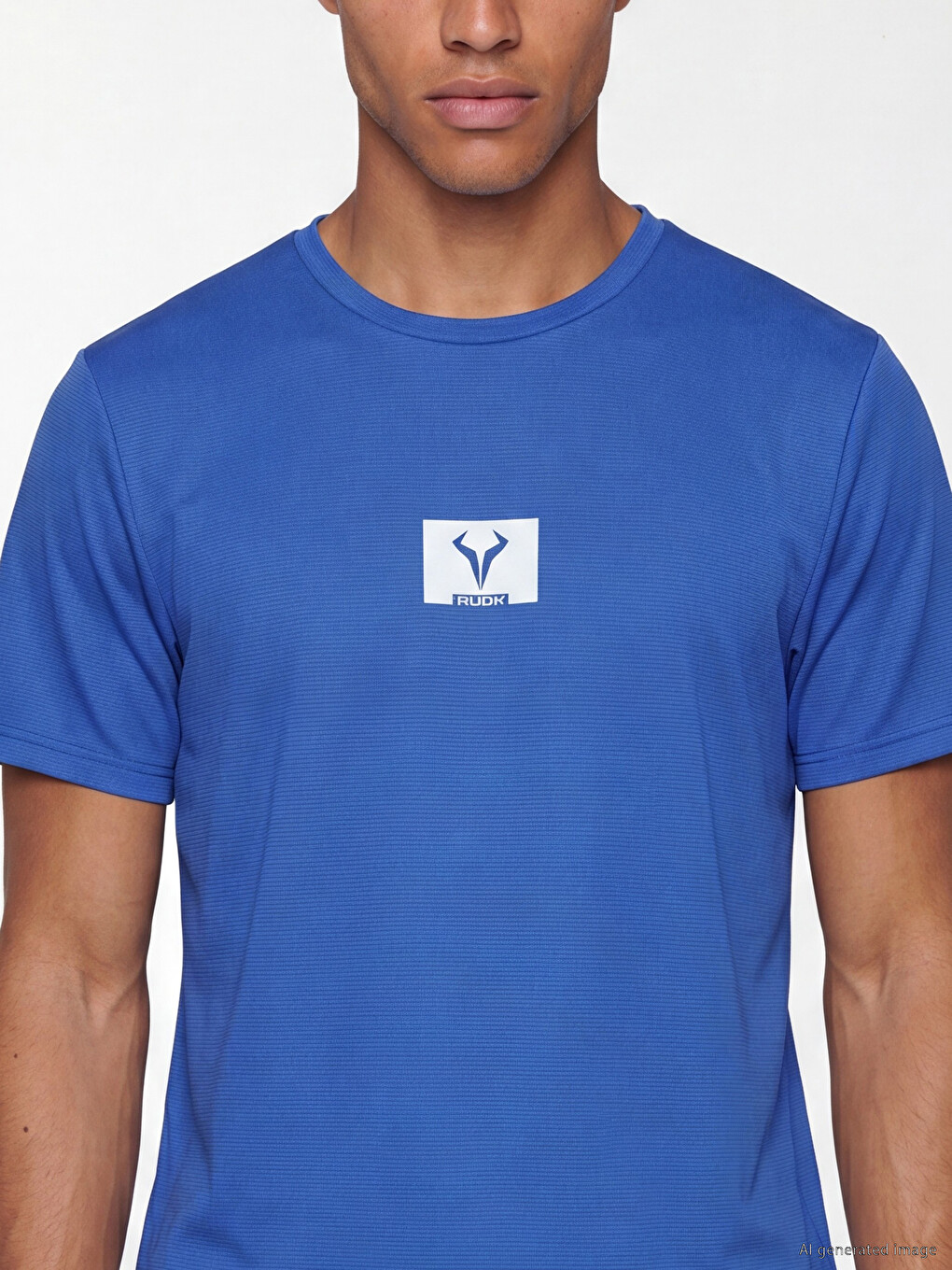 Tricou Sport Imprimat Guler Rotund Bărbați-3