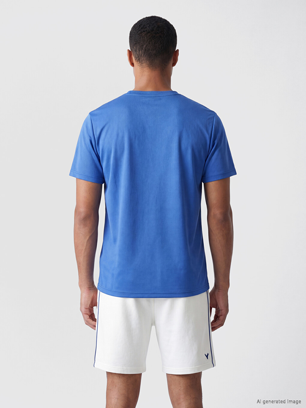 Tricou Sport Imprimat Guler Rotund Bărbați-4