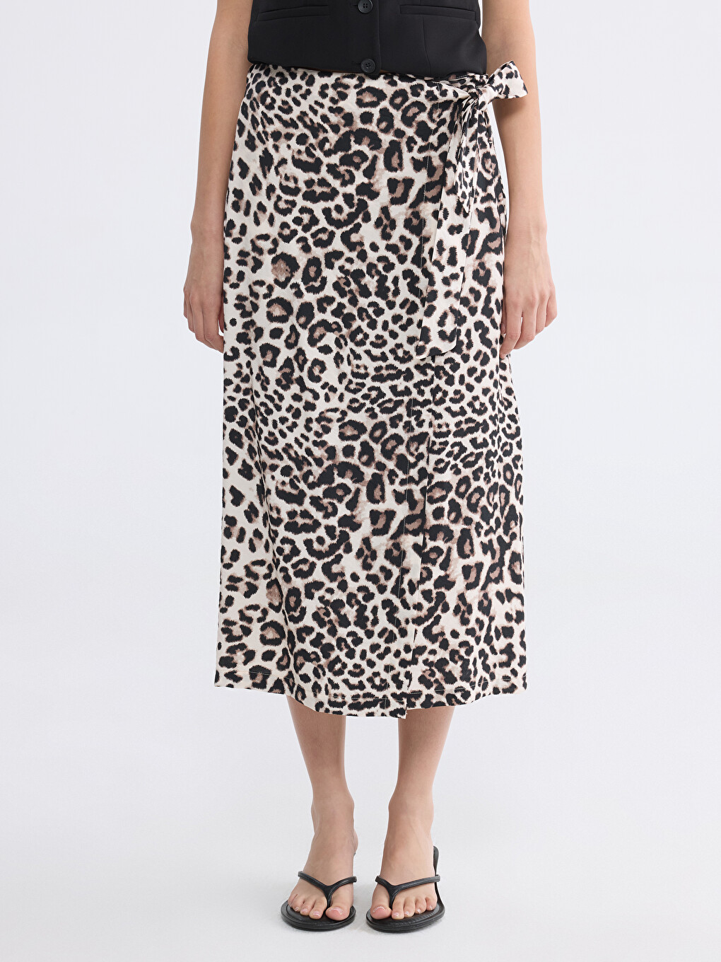 Woman Brown Skirt-1