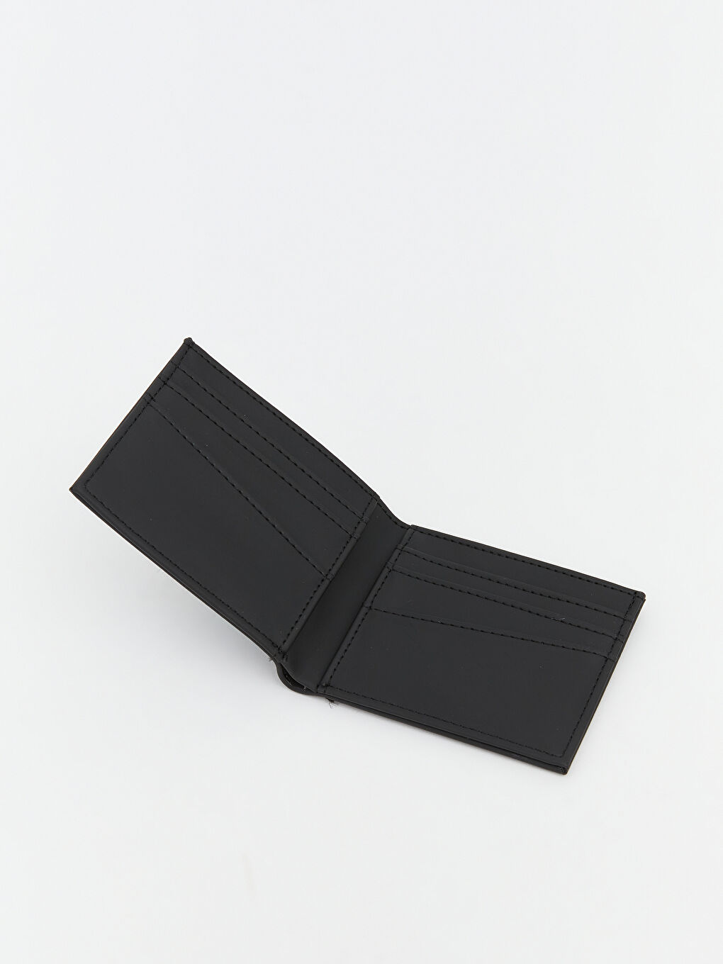 Siyah Deri Görünümlü Erkek Cüzdan-1