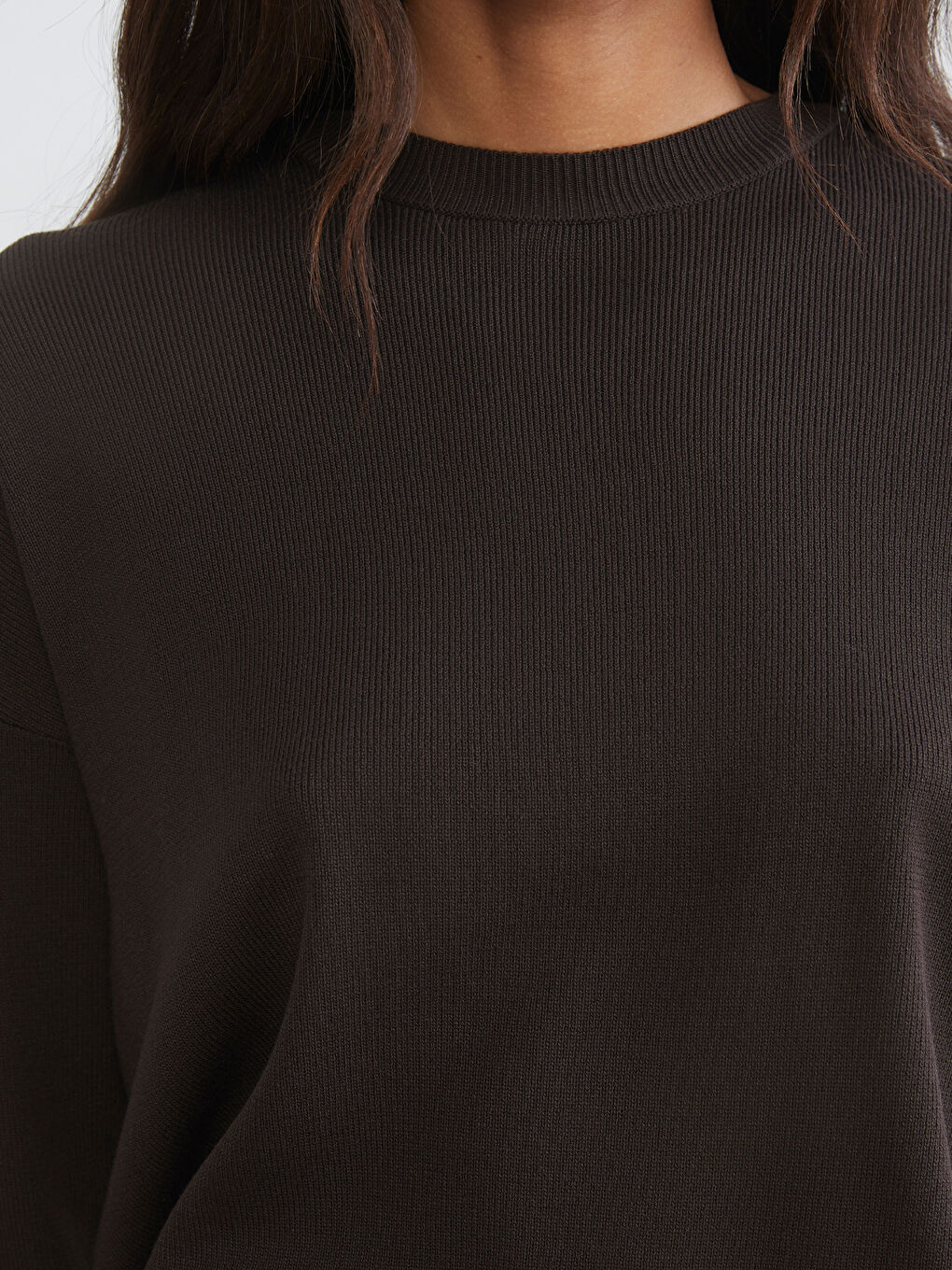 Woman BROWN Sweater-2