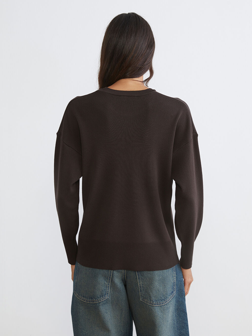 Woman BROWN Sweater-3