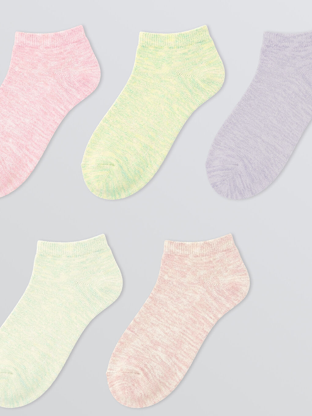 Woman PINK Trainer Socks-1