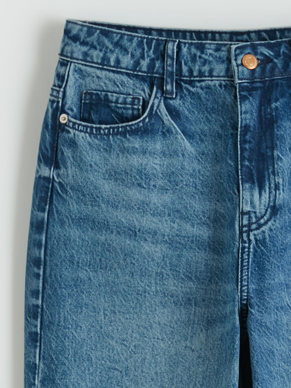 Жіночі джинси прямого крою-6