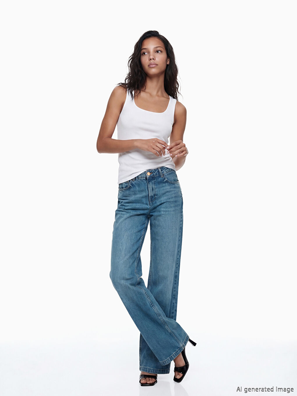 Ženske farmerke sa zvonastim nogavicama-1