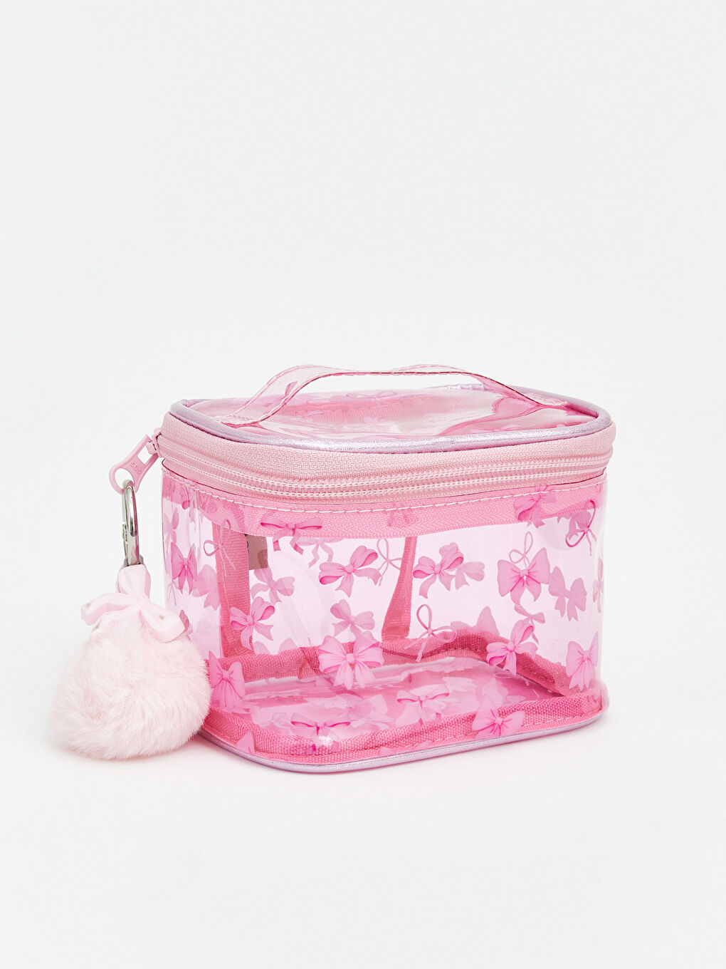 Fiyonk Detaylı Kız Çocuk Makyaj Çantası-1