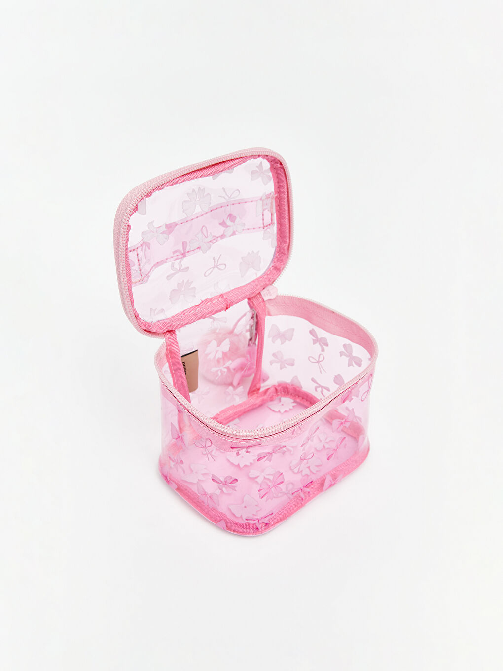 Fiyonk Detaylı Kız Çocuk Makyaj Çantası-3