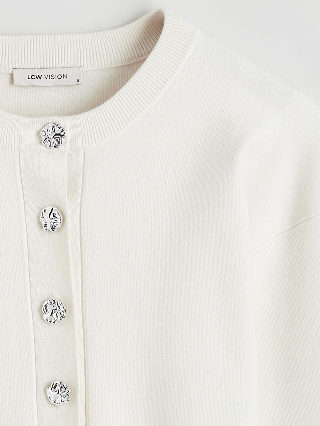 Woman ECRU Cardigan-5