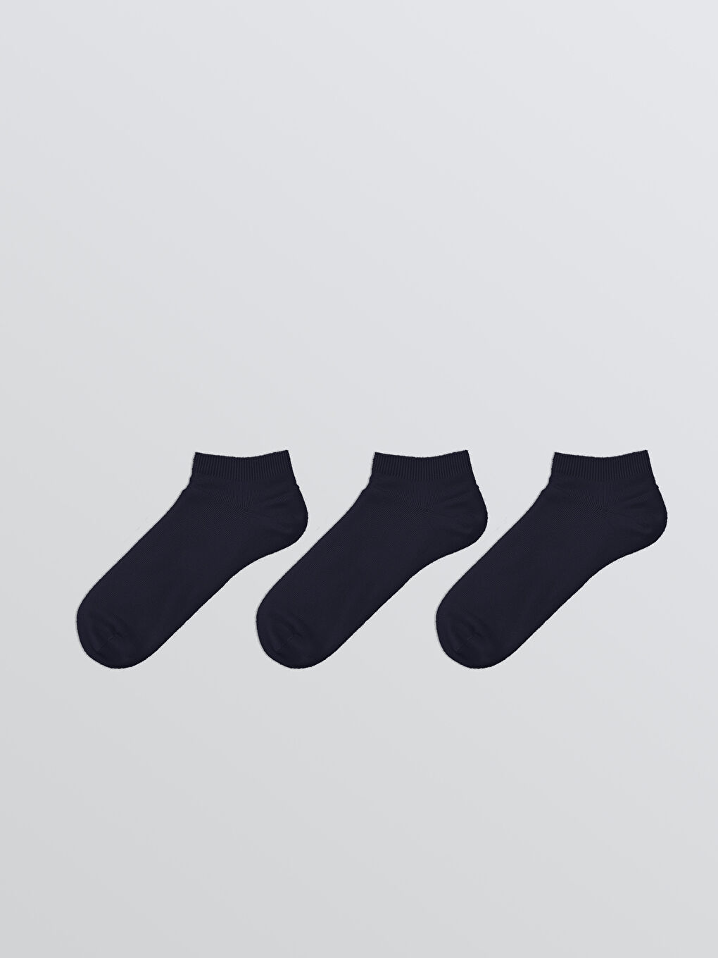 Lacivert Erkek Patik Çorap 3'lü
