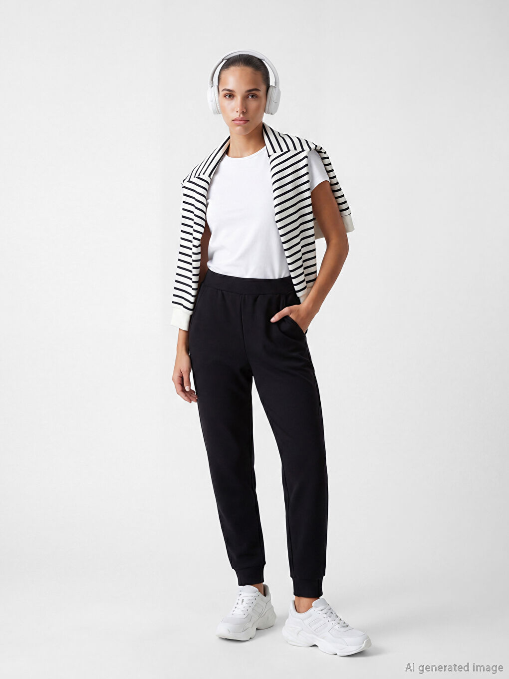 Elastic Waist Women's Jogger Sweatpants