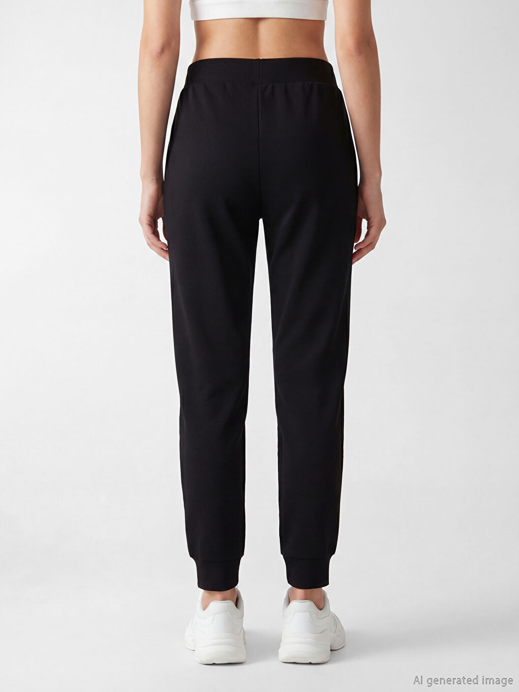 Elastic Waist Women's Jogger Sweatpants-3
