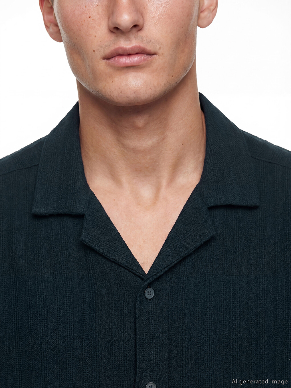 Regular Fit Dobby Men's Shirt-2