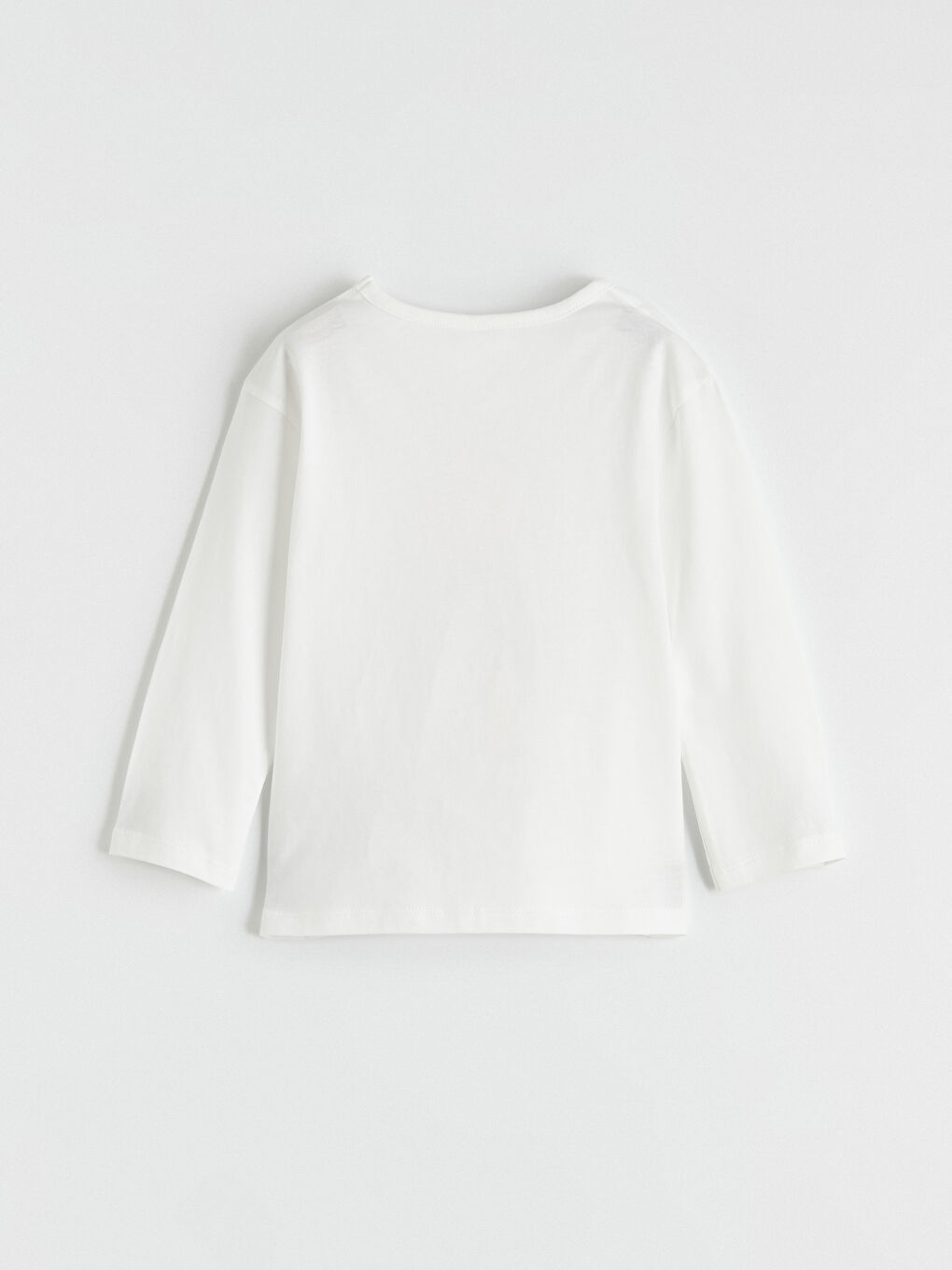 Футболка с круглым вырезом и длинным рукавом с принтом для девочек-2