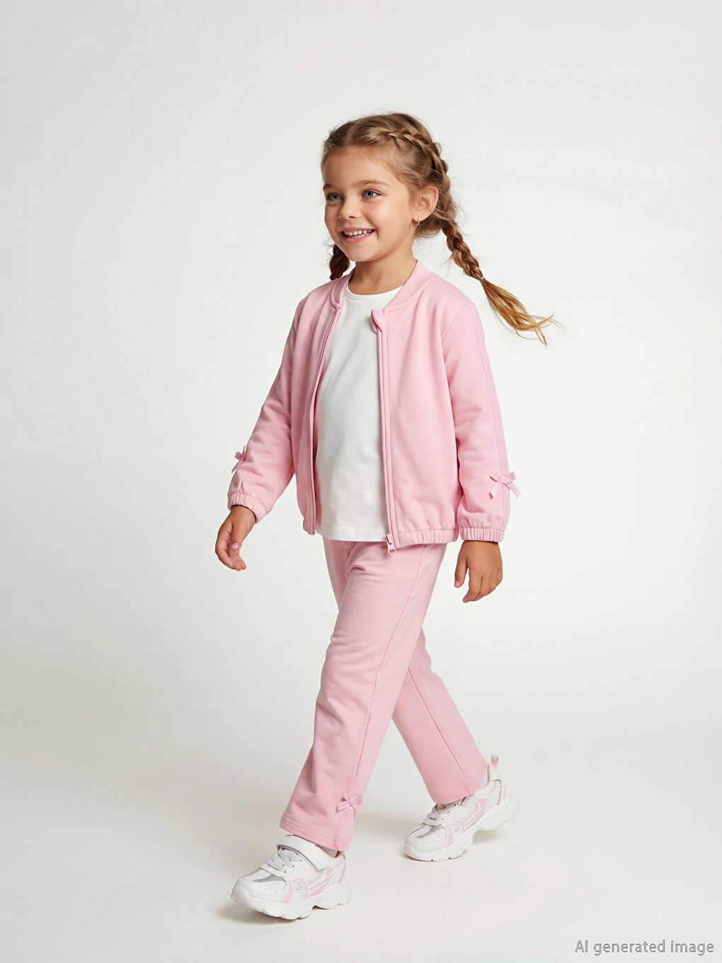 Girls' Joggers with Elastic Waistband