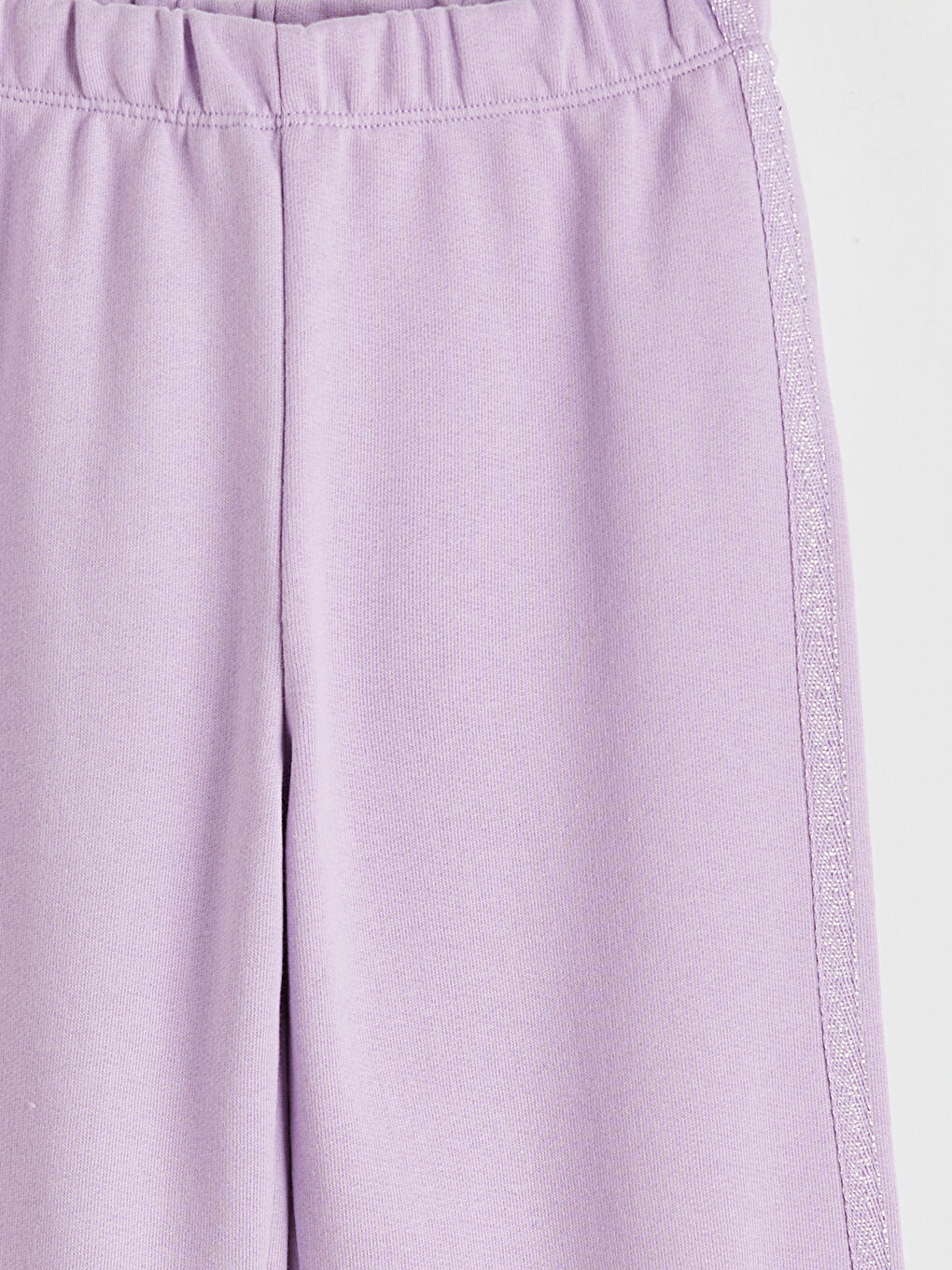 Sparkling Stripe Wide-Leg Sweatpants for Baby Girls-3