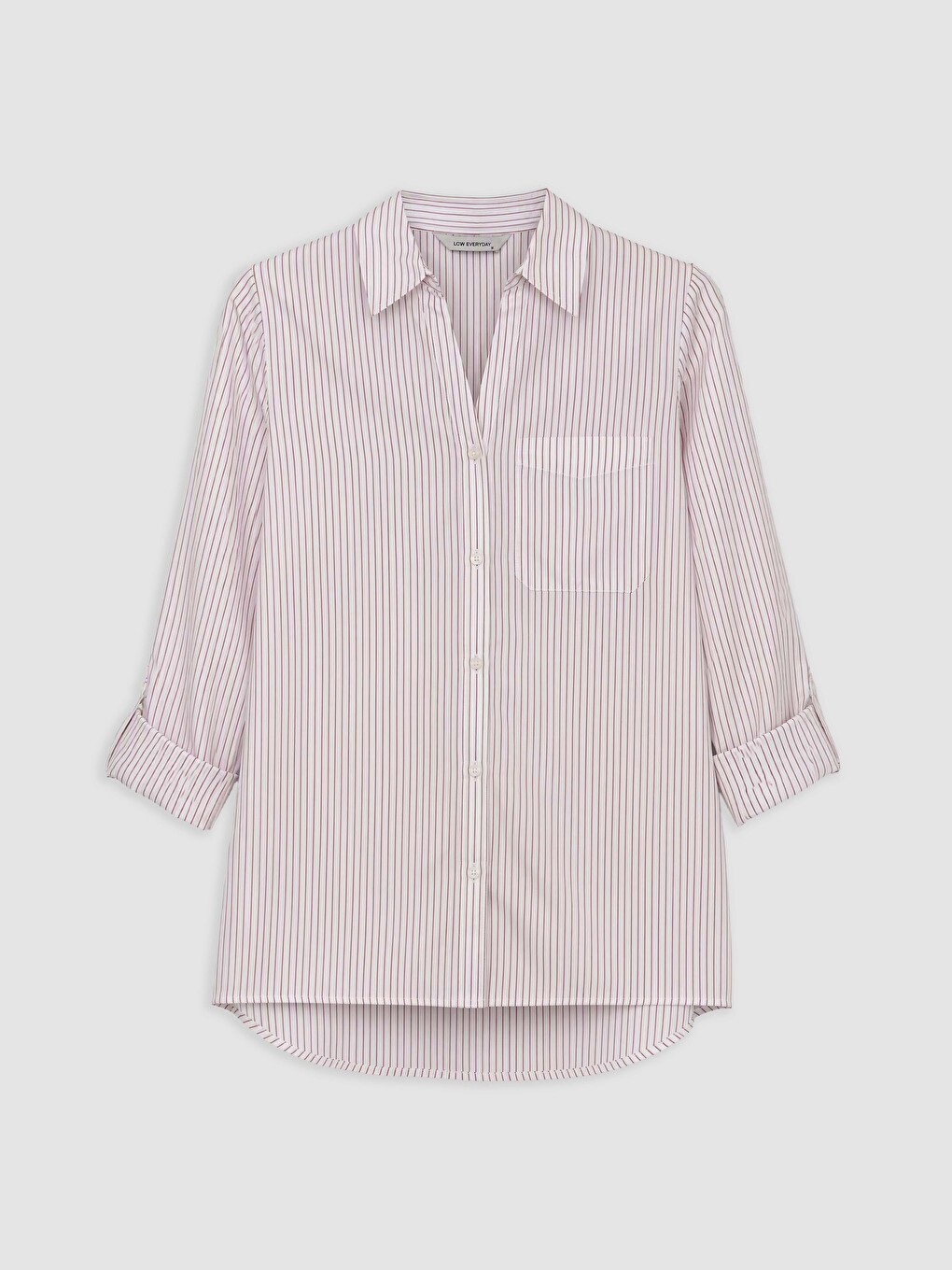 Striped Poplin Women's Shirt