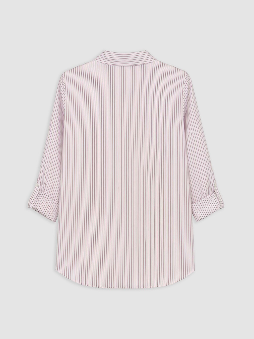Striped Poplin Women's Shirt-1