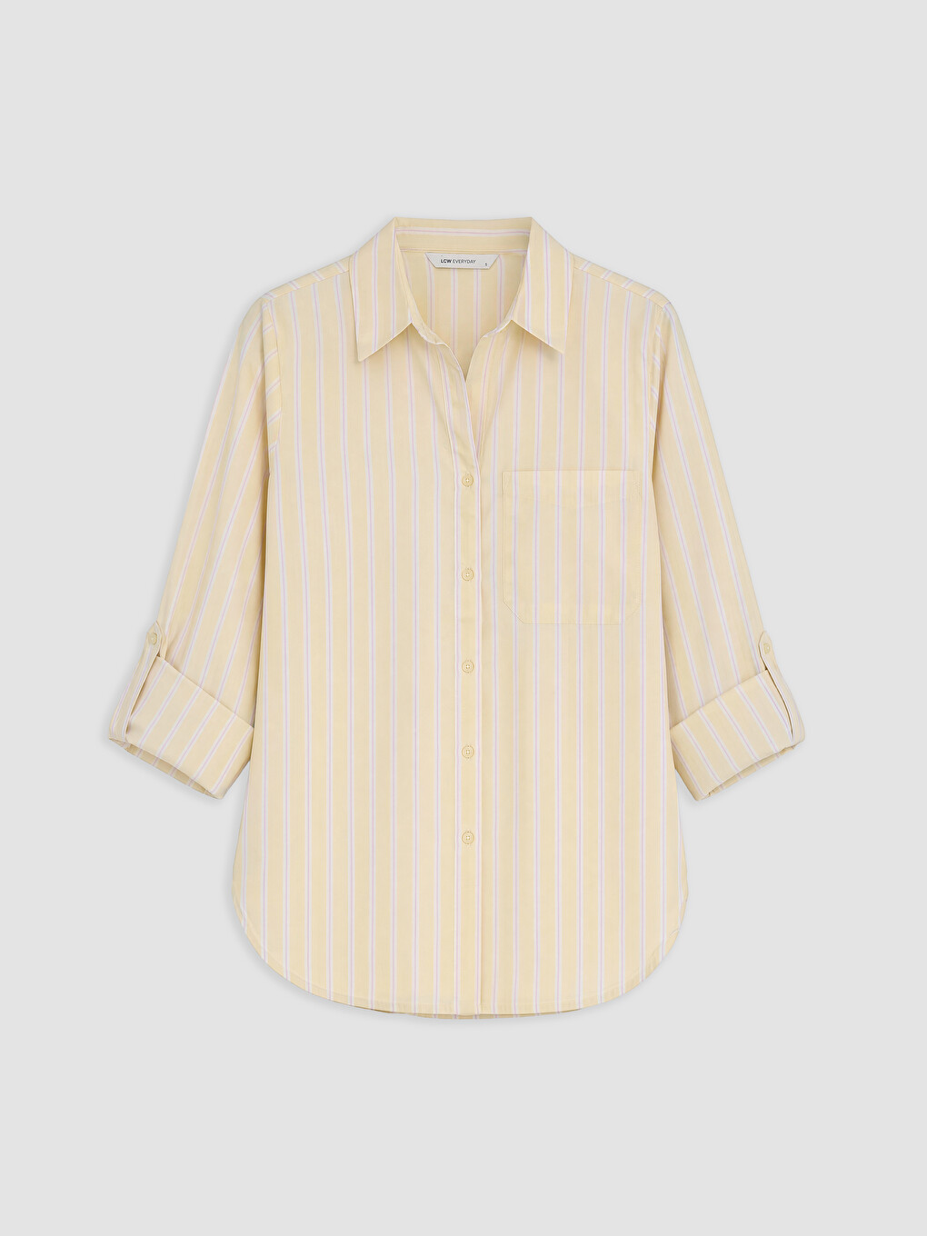 Woman Yellow Shirt