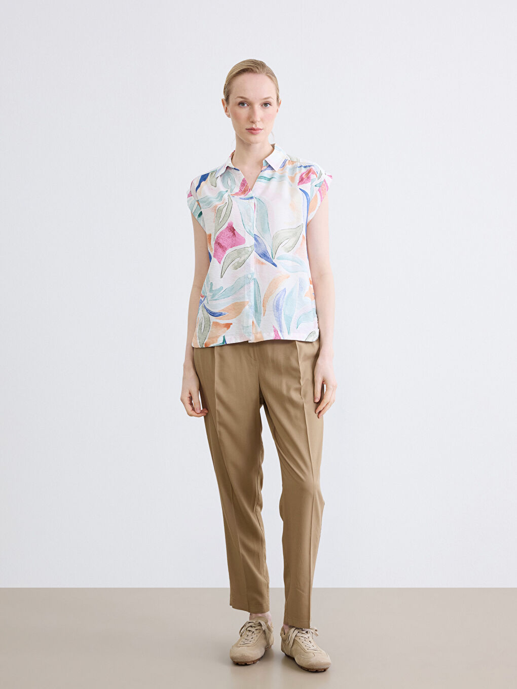 Chemise VERT Femme-1