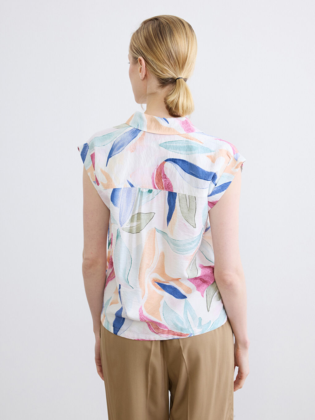 Chemise VERT Femme-3