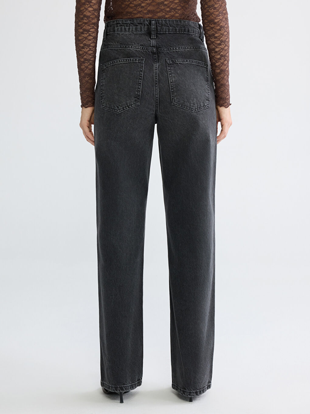Прямые Джинсы Для Женщин-3
