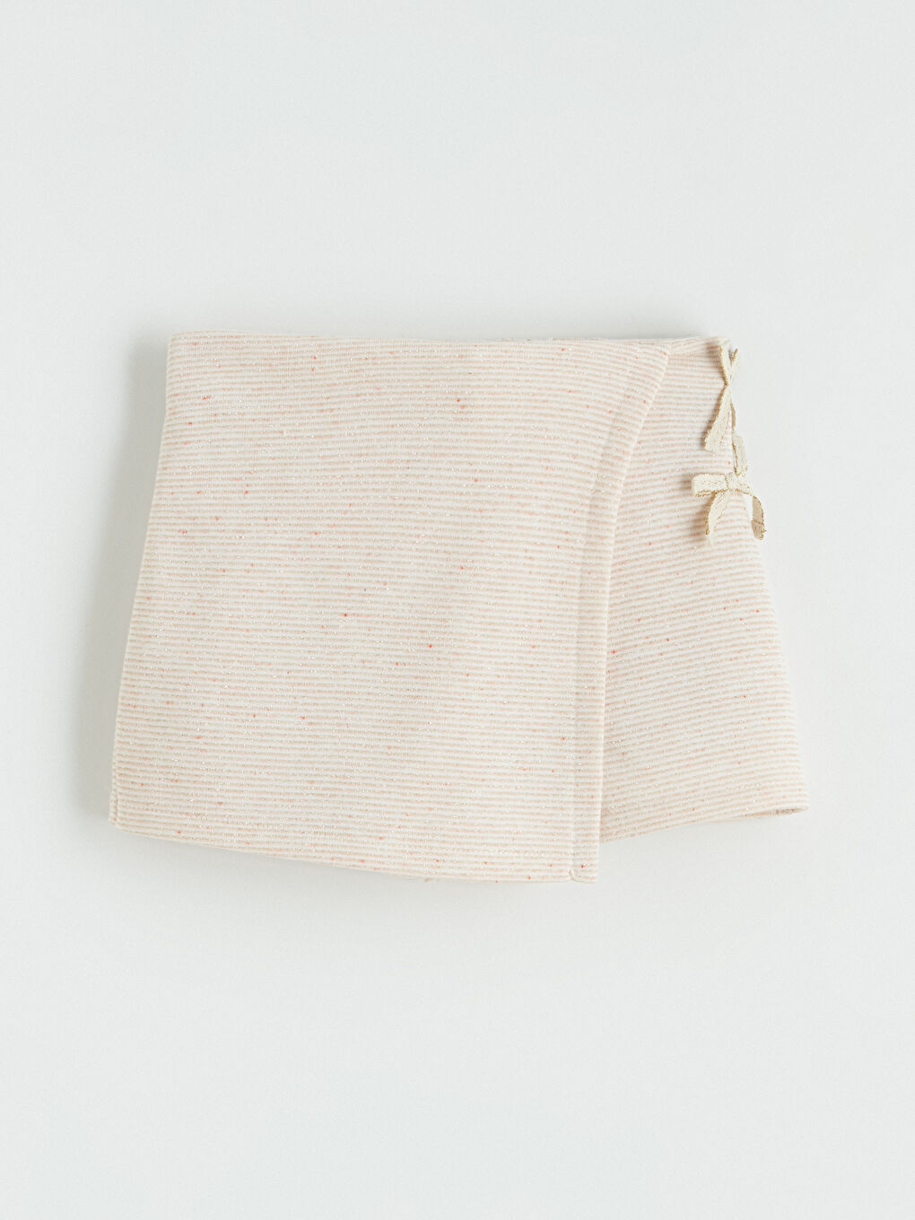 Sarı Çizgili Kız Çocuk Şort Etek ve Külotlu Çorap-1