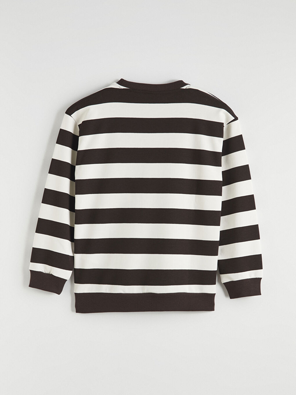 Kahverengi Bisiklet Yaka NYC Baskılı Erkek Çocuk Sweatshirt ve Eşofman Altı-3