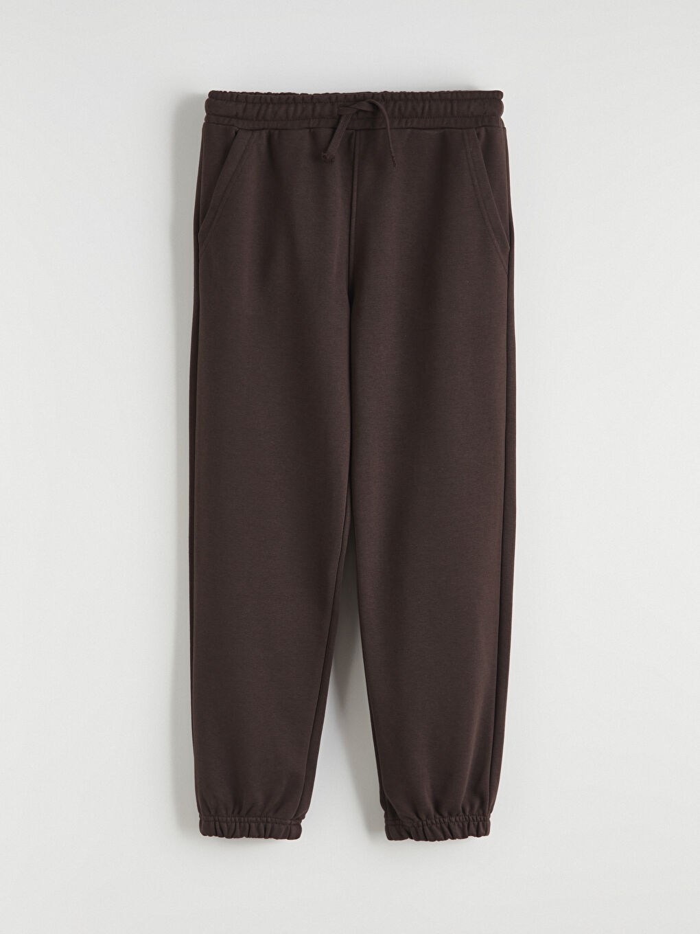 Kahverengi Bisiklet Yaka NYC Baskılı Erkek Çocuk Sweatshirt ve Eşofman Altı-4