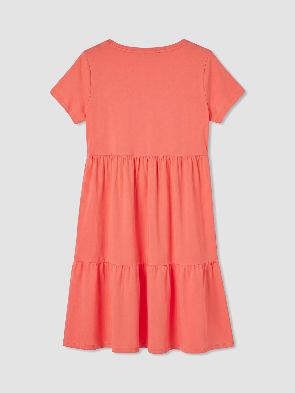 V Neck Layered Dress-2