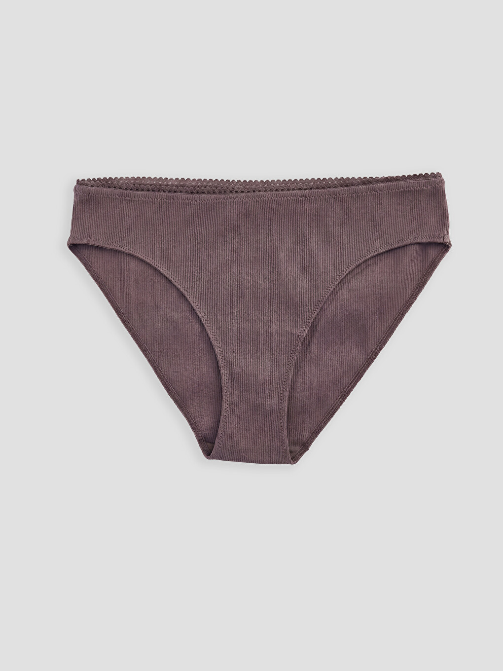 Ekru Çiçekli Bikini Külot 2'li-1
