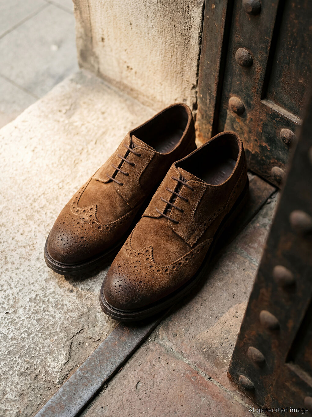 Bej Hakiki Deri Erkek Klasik Ayakkabı