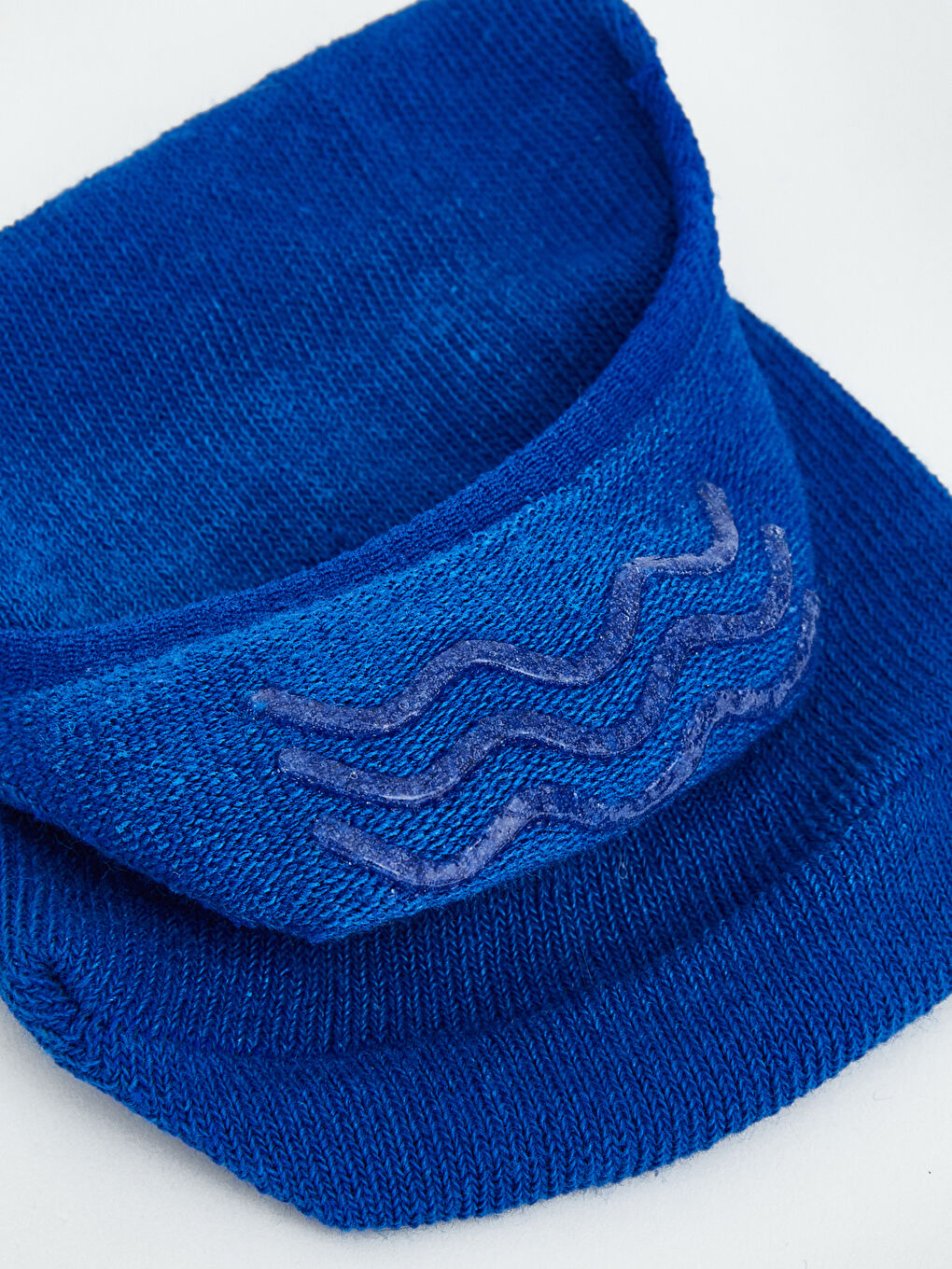 Beyaz Yazı Baskılı Kadın Babet Çorap 3'lü-2