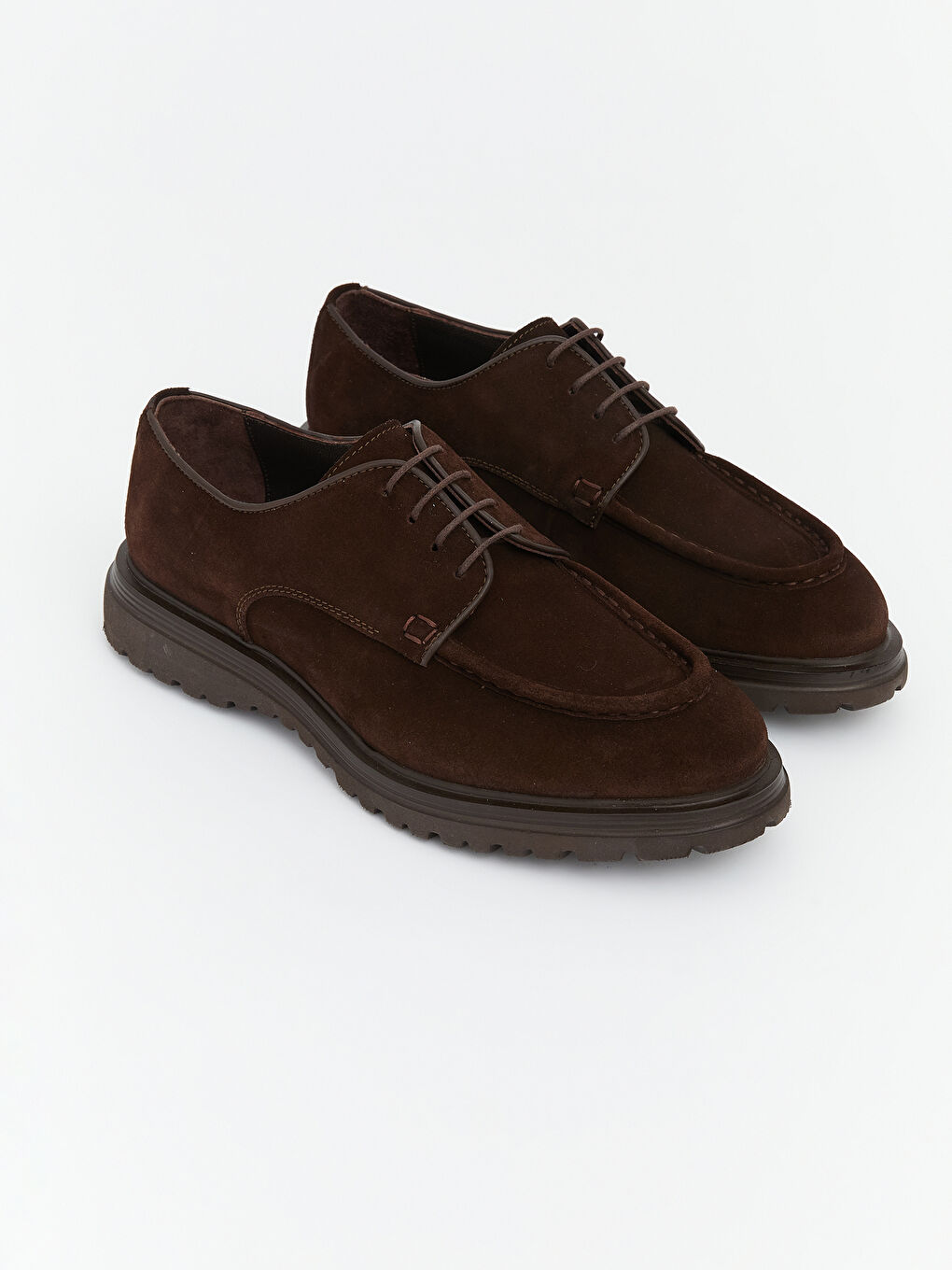 Kahverengi Süet Görünümlü Erkek Klasik Ayakkabı