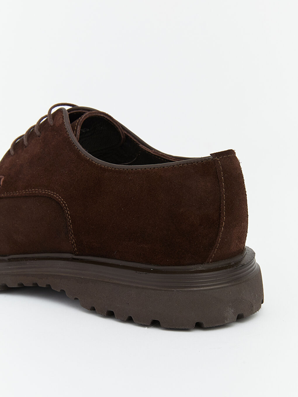 Kahverengi Süet Görünümlü Erkek Klasik Ayakkabı-4