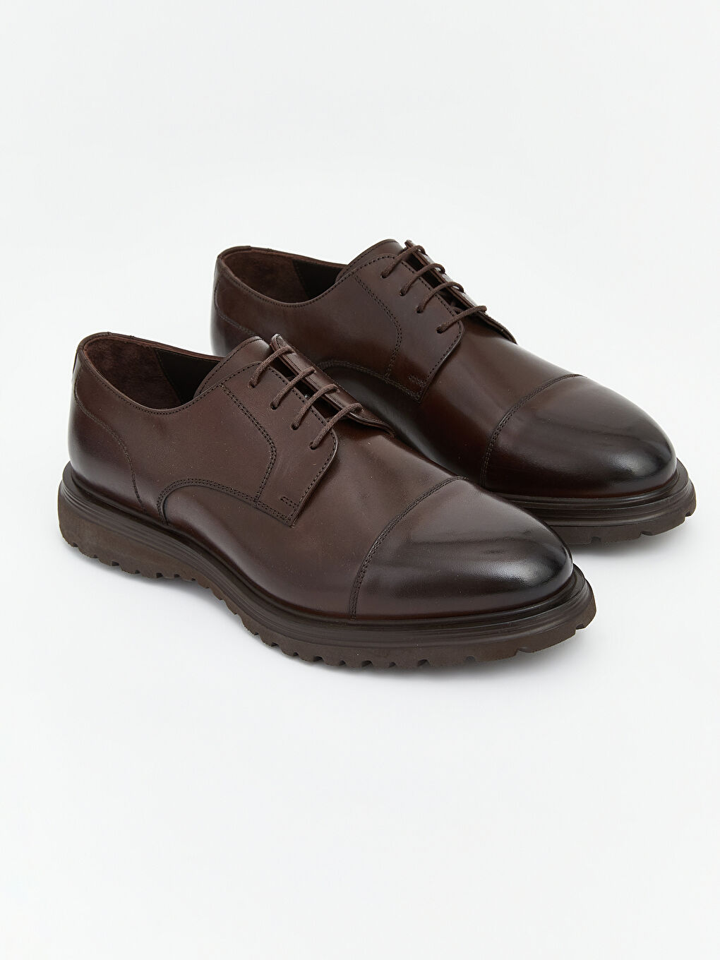 Kahverengi Süet Görünümlü Erkek Klasik Ayakkabı