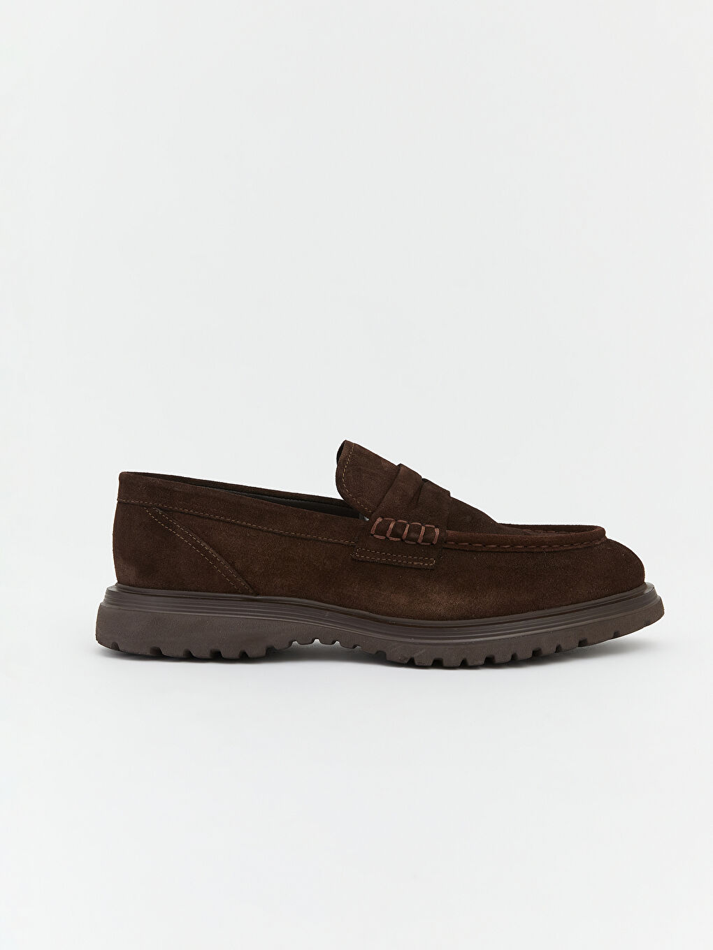 Kahverengi Deri Görünümlü Erkek Klasik Ayakkabı-1